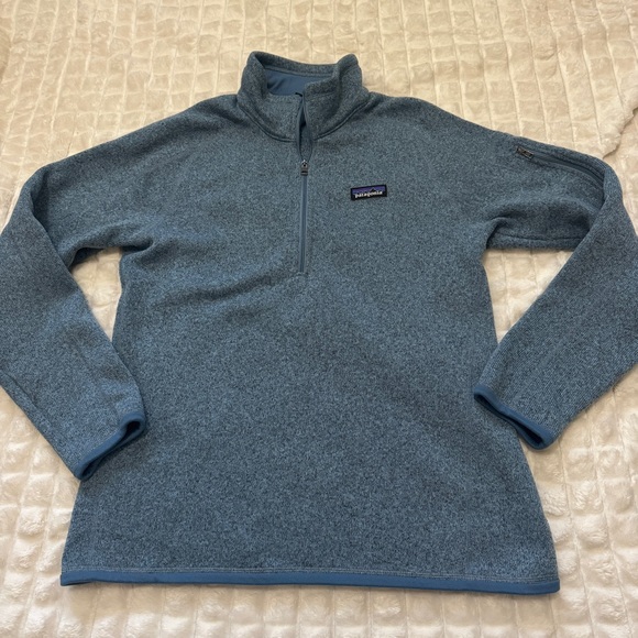 Patagonia Large Blue 1/4 Zip Better Sweater Fleece Pullover - Picture 1 of 7